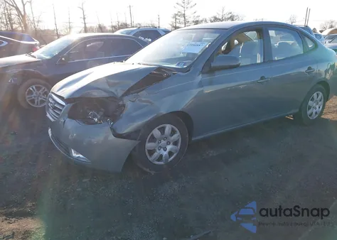2009 Hyundai Elantra Gls from USA, damaged, VIN KMHDU46D19U678037